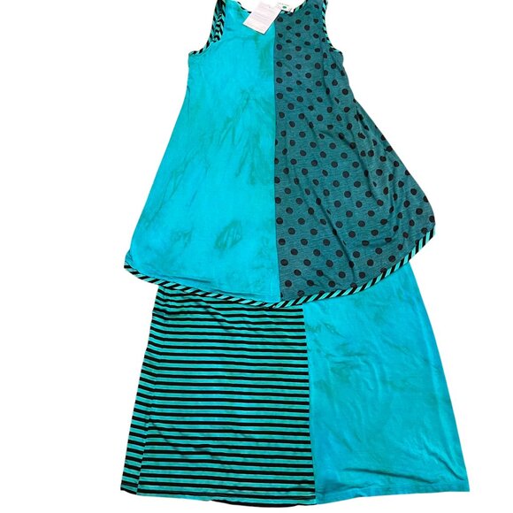 Art of Cloth Cassie Sleeveless Midi Maxi Dress, NWT, USA, Jade, L - Picture 8 of 11